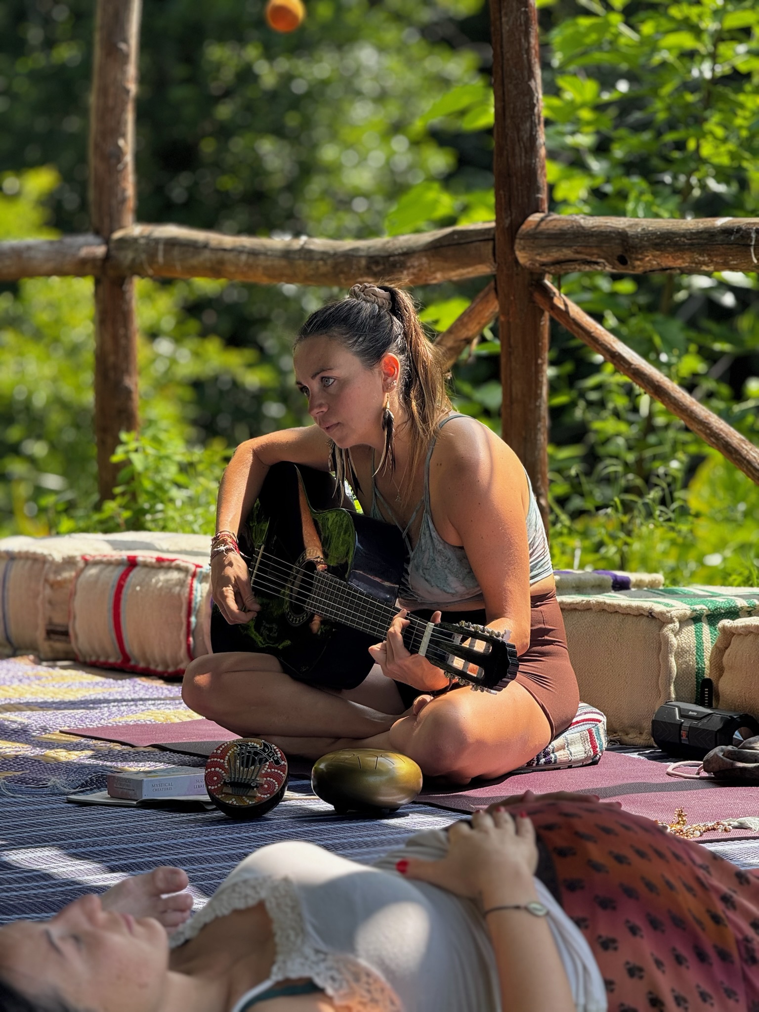 Musica dal vivo durante un ritiro
